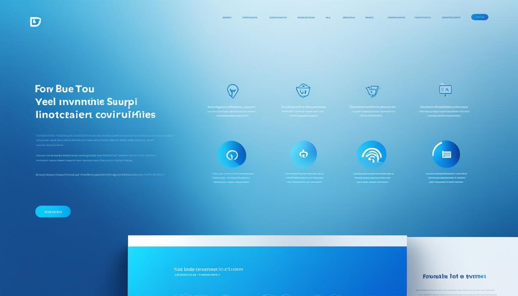 Florent Biffi blue website design