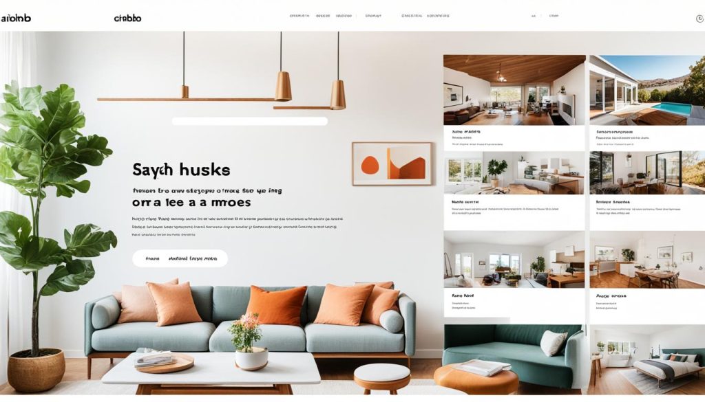 Airbnb website design