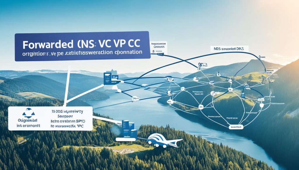 Route 53 Resolver endpoint forwards DNS queries from your VPCs to your network