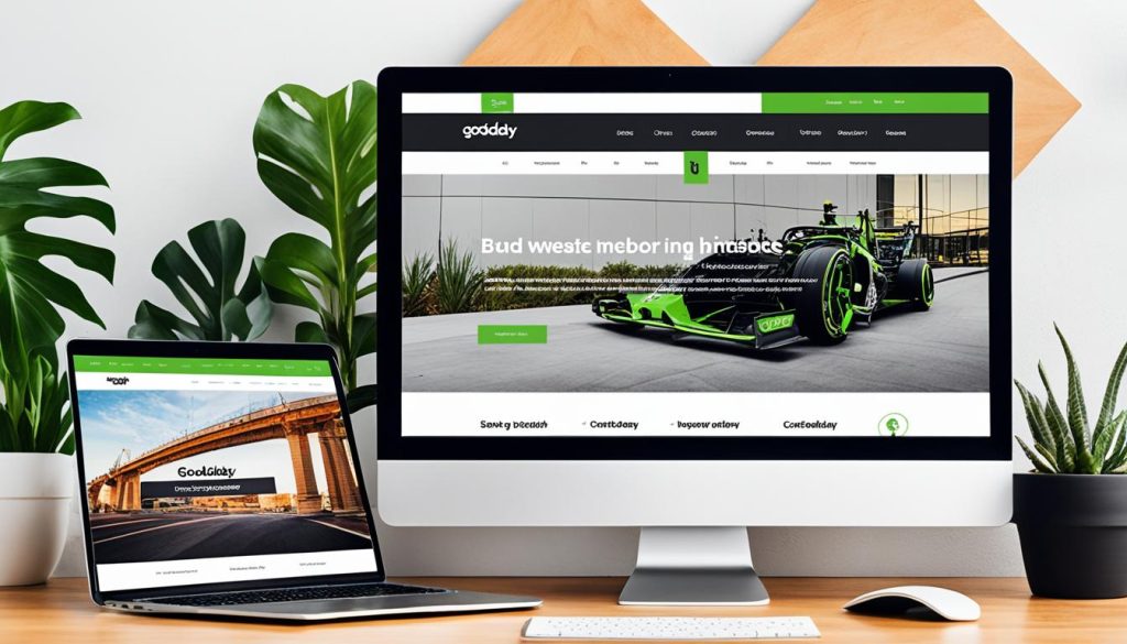 GoDaddy website builder