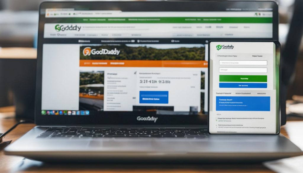 GoDaddy domain search